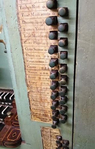 Malaga Organ Registers