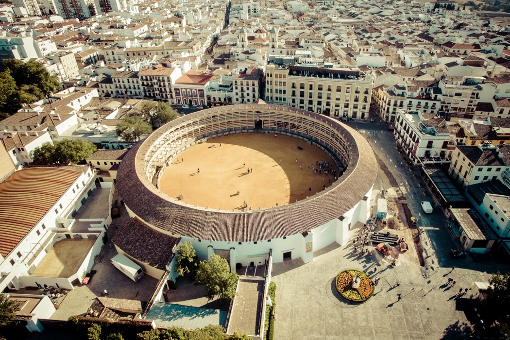 Ronda Bullring Aerial