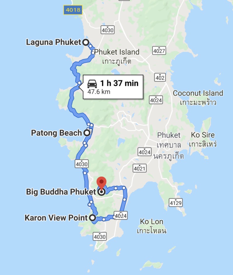 Drive to Big Buddha