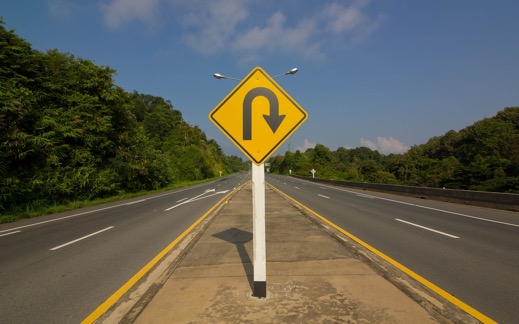 U-Turn Sign