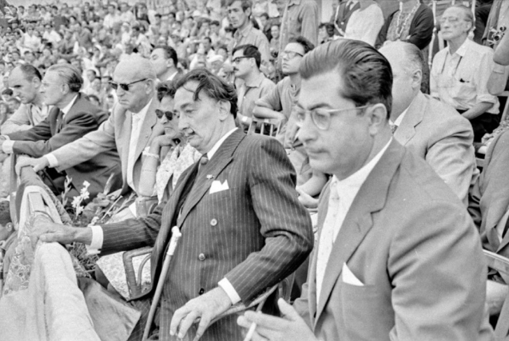 Dalí and Duchamp at Bullfight